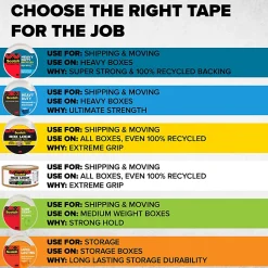 Scotch® Heavy Duty Recycled Tape 7750-CS12 1.88 in x 54.6 yd, Clear, Pack of 12 rolls
