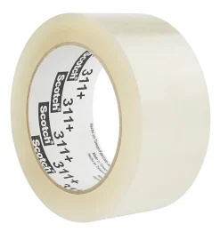 Scotch® High Tack Box Sealing Tape 311+, 1.88 in x 110 yds, 36 Tape Rolls, 3 in Core, High Performance Sealing Tape, Clear