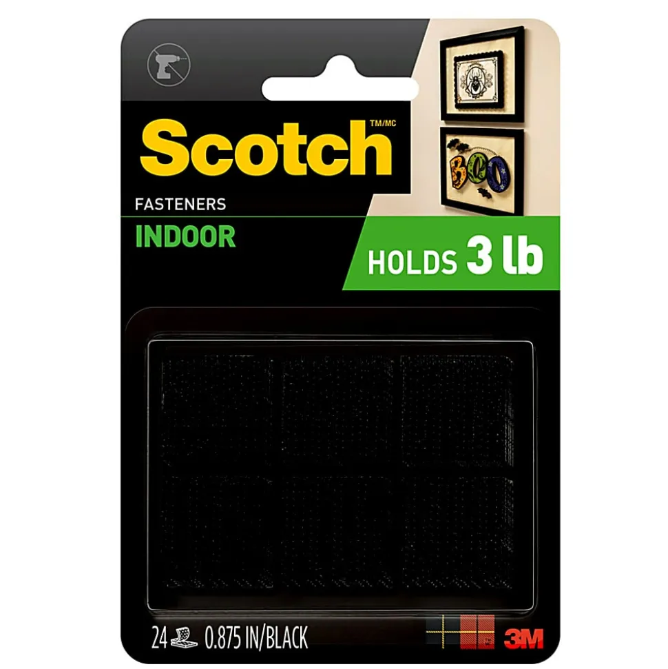Scotch™ Indoor Fasteners , 7/8 in x 7/8 in (22 mm x 22 mm), RF7121X