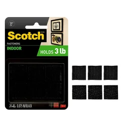 Scotch™ Indoor Fasteners , 7/8 in x 7/8 in (22 mm x 22 mm), RF7121X