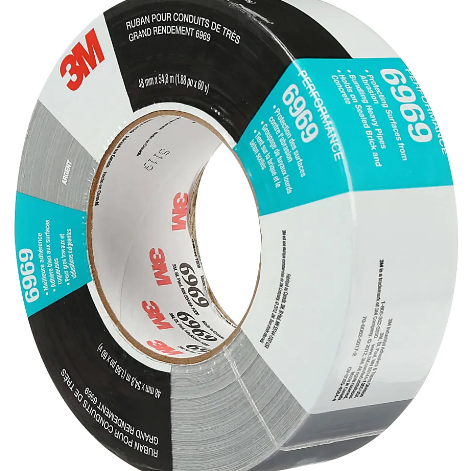 Scotch® Industrial Cloth Duct Tape, 2" x 60 Yd., Silver