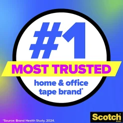 Scotch® Kids Invisible Tape, .75 in x 600 in, 2 Tape Rolls with Dispensers, Kid Approved No Mess Fun