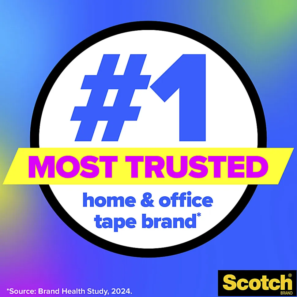 Scotch® Kids Invisible Tape, .75 in x 600 in, 2 Tape Rolls with Dispensers, Kid Approved No Mess Fun