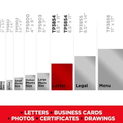 Scotch™ Laminating Binder Pouches TP3854-20B, 9.25 in x 11.4 in (235 mm x 292 mm)