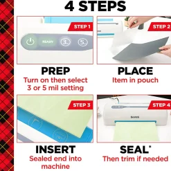 Scotch™ Laminating Binder Pouches TP3854-20B, 9.25 in x 11.4 in (235 mm x 292 mm)