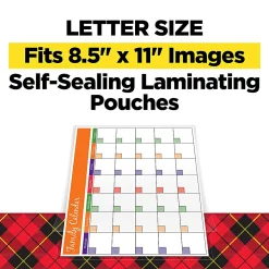 Scotch® Laminating Pouches, 9 in x 11-1/2 in, 10 Laminating Sheets, Clear