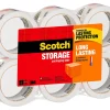 Scotch® Long Lasting Storage Packaging Tape, 1-7/8" x 54.6 Yd., Clear, Pack Of 6 Rolls