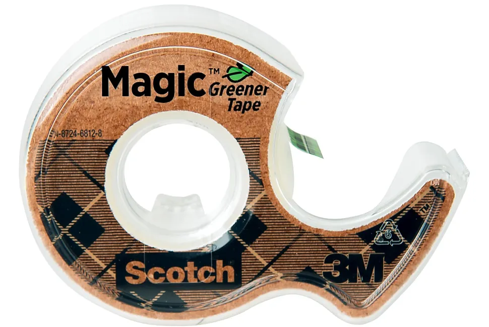 Scotch Magic Greener Tape 0.75 in x 550 in, 2 Dispensers, 2 Rolls/Pack