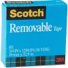 Scotch® Magic™ 811 Removable Tape, 3/4" x 1296", Clear