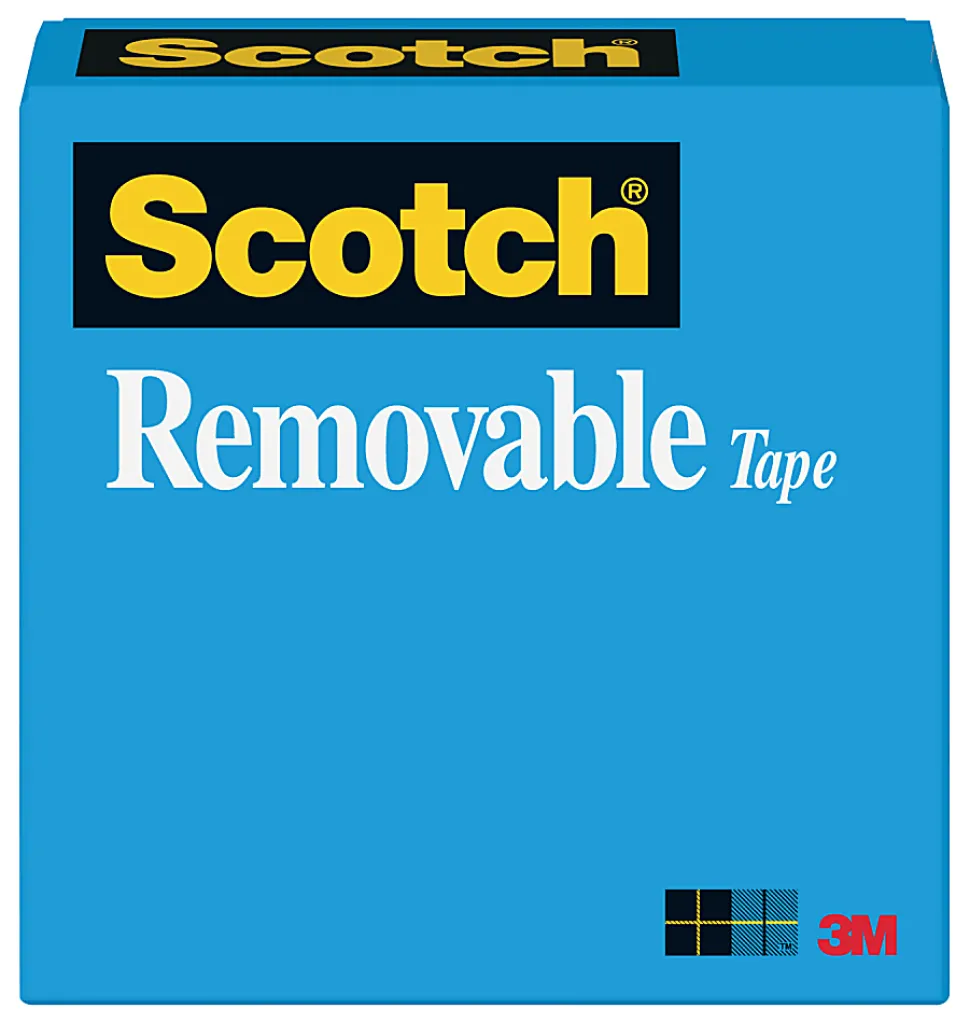 Scotch® Magic™ 811 Removable Tape, 3/4" x 1296", Clear