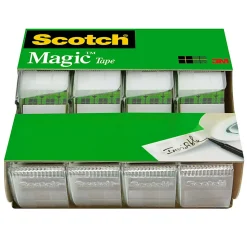 Scotch® Magic™ Tape In Dispensers, 3/4