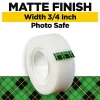 Scotch® Magic™ Tape, Invisible, 6 Tape Rolls, 3/4 in x 1296 in, Home Office Supplies and School Supplies for College and Classrooms