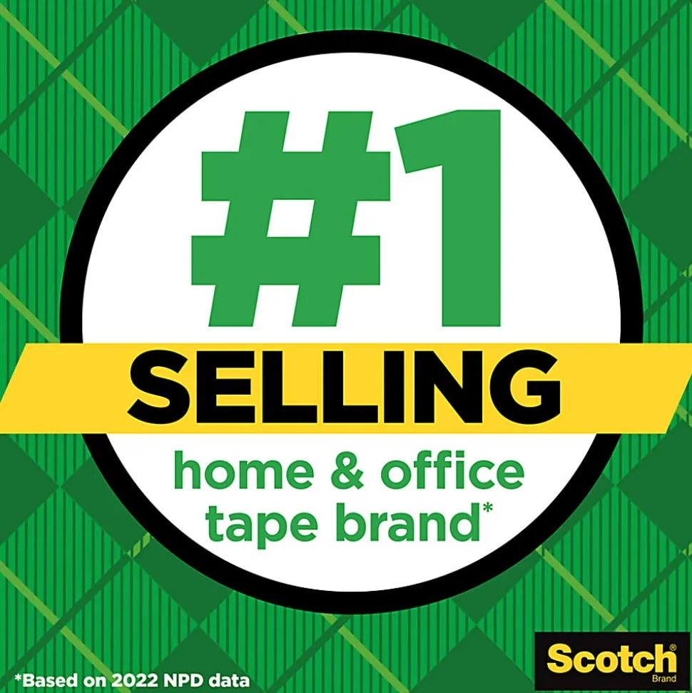 Scotch® Magic™ Tape, Invisible, 6 Tape Rolls, 3/4 in x 1296 in, Home Office Supplies and School Supplies for College and Classrooms