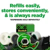 Scotch® Magic™ Tape, Invisible, 2 Tape Rolls, 3/4 in x 2592 in, Home Office Supplies and School Supplies for College and Classrooms
