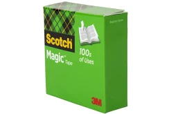 Scotch® Magic™ Tape, Invisible, 2 Tape Rolls, 3/4 in x 2592 in, Home Office Supplies and School Supplies for College and Classrooms