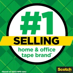 Scotch® Magic™ Tape, Invisible, 18 Tape Rolls, 3/4 in x 1000 in, Home Office Supplies and School Supplies for College and Classrooms