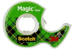Scotch® Magic™ Tape, Invisible, 2 Tape Rolls with Dispensers, 3/4 in x 600 in, Home Office Supplies and School Supplies for College and Classrooms
