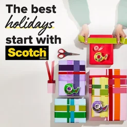 Scotch® Magic™ Tape with Dispenser, Invisible, 3/4 in. x 300 in., 4 Tape Rolls, Back to School Supplies and College Essentials for Students
