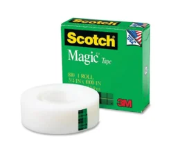 Scotch® Magic™ Tape, 0.75" x 83.33', Clear