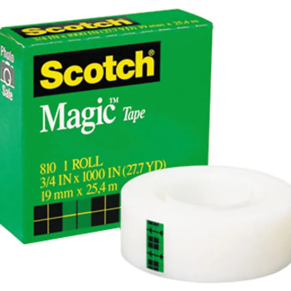 Scotch® Magic™ Tape, 0.75" x 83.33', Clear