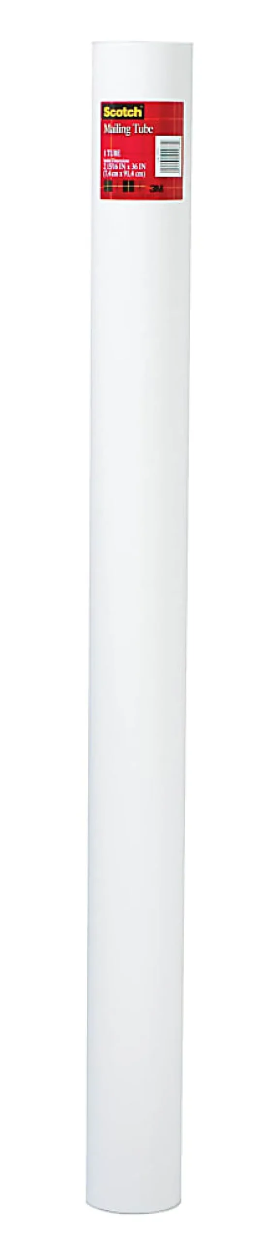 Scotch® Mailing Tube, 1 15/16" Diameter, 24" Length, White