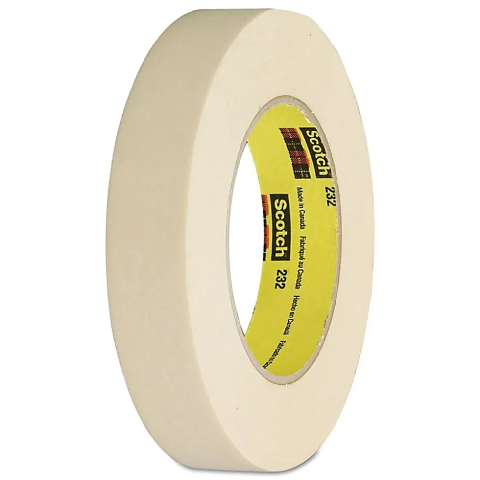 Scotch® 232 Masking Tape, 1/2" x 60 Yd.