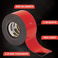 Scotch-Mount™ Extreme Double-Sided Mounting Tape Mega Roll , 1 In X 400 In (2,54 Cm X 10,1 M)
