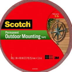 Scotch-Mount™ Extreme Double-Sided Mounting Tape Mega Roll , 1 In X 400 In (2,54 Cm X 10,1 M)
