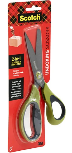 Scotch Non-Stick Unboxing Scissors, 8