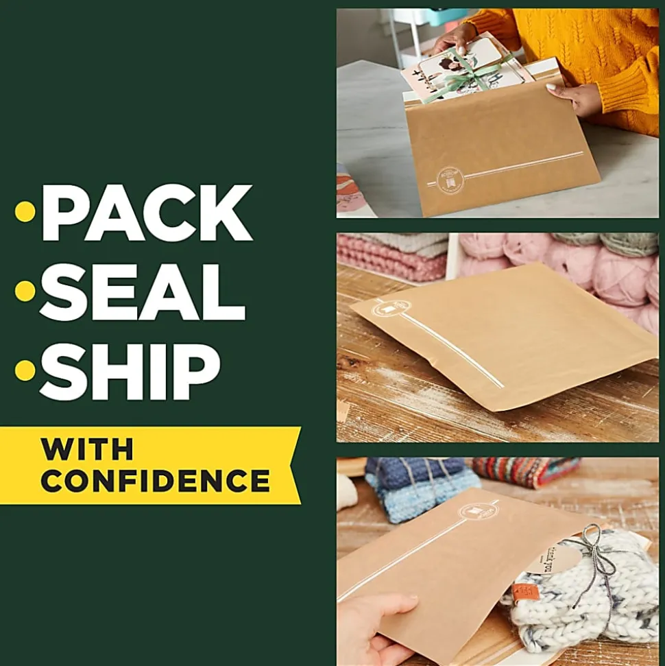 Scotch® Padded Mailers, Size 6, 12-1/2" x 17-1/2", Kraft, Pack Of 25 Mailers