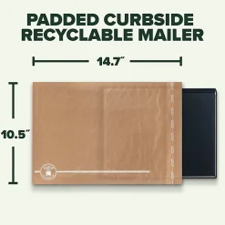 Scotch® Padded Mailers, Size 5, 10-1/2