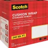 Scotch® Perforated Cushion Wrap, 12" x 240', Clear