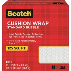 Scotch® Perforated Cushion Wrap, 12" x 100', Clear