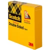 Scotch® 665 Permanent Double-Sided Tape, 1/2" x 900", Clear