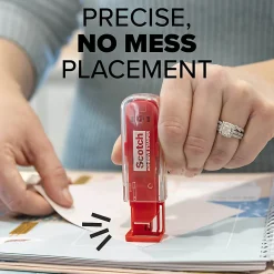 Scotch™ Permanent Double Sided Adhesive Stamper, .27 in x 21 ft, 1 Stamper, Perfect for Crafts, Scrapbook Supplies, Junk Journal Supplies, Photo Safe