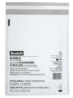 Scotch™ Poly Bubble Mailer 8910R-0-1-EF