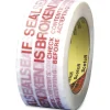 Scotch Preprinted Message Seal Broken Tape - 109.36 yd x 1.88"- 1.9" Thickness - 4.48" Dia - 3" Core - Polypropylene Film Backing - 36/Carton - White