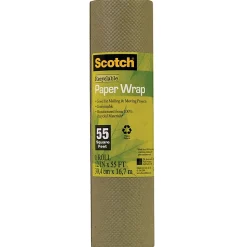 Scotch® 30% Recycled Paper Wrap, 12" x 55', Green