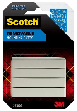 Scotch® Removable Mounting Putty , 2 oz. White
