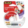 Scotch Removable Scrapbook Double Sided Tape - 25 ft Length x 0.50" Width - Dispenser Included - For Photo, Document - 1 Roll - Clear