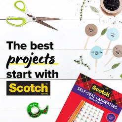 Scotch® Self-Seal Laminating Pouches, Fits Letter Size (9