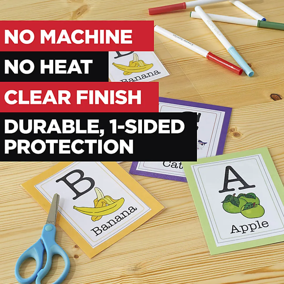 Scotch® Self-Seal Laminating Sheets, 9" x 12", 50 Laminating Sheets, Fits Letter Size