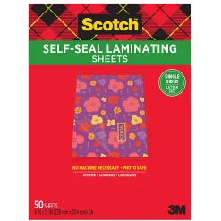 Scotch® Self-Seal Laminating Sheets, 9