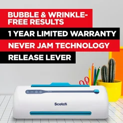 Scotch® Smart Thermal Laminator, 1 Thermal Laminator 9