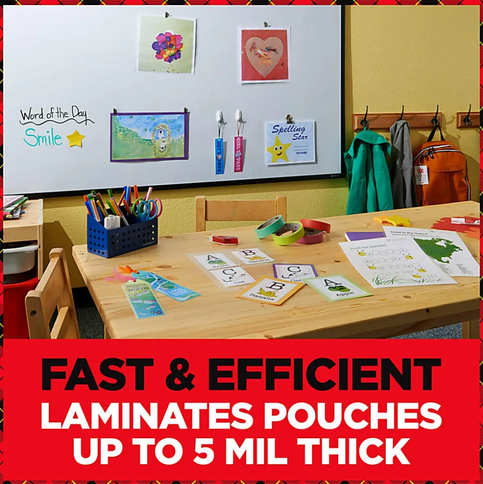 Scotch® Smart Thermal Laminator, 1 Thermal Laminator 9" Wide, Never Jam Technology Automatically Prevents Misfed Items