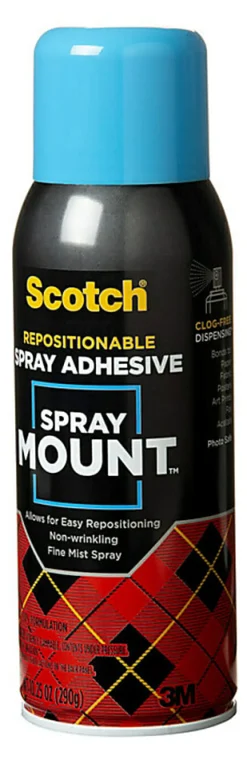 Scotch® Spray Mount™ Spray Adhesive, Clear, 10.25 Oz.