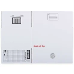 Scotch® Standard-Duty Moving & Storage Box, 12" x 16" x 8", 80% Recycled, White