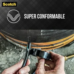 Scotch Super 33 Plus Vinyl Electrical Tape - 22 yd Length x 0.75" Width - Rubber - Vinyl Backing