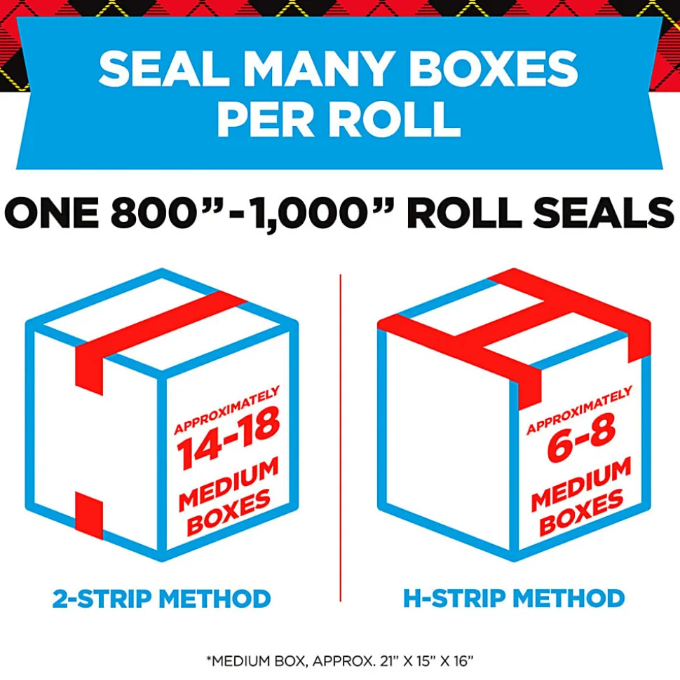 Scotch Super-Strength Packaging Tape, 142