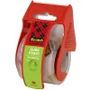 Scotch Sure Start Easy Unwind Packaging Tape, 22.20 Yd x 1.88"W x 2.6 mil x 1.50" Diameter, 1 1/2" Core, Clear, 1 Roll